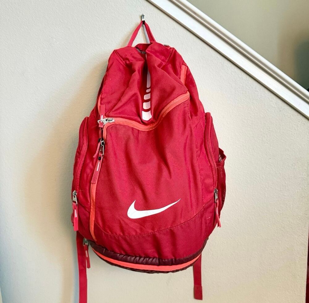 Nike Hoops Elite Max Air Team Basketball Backpack University Red